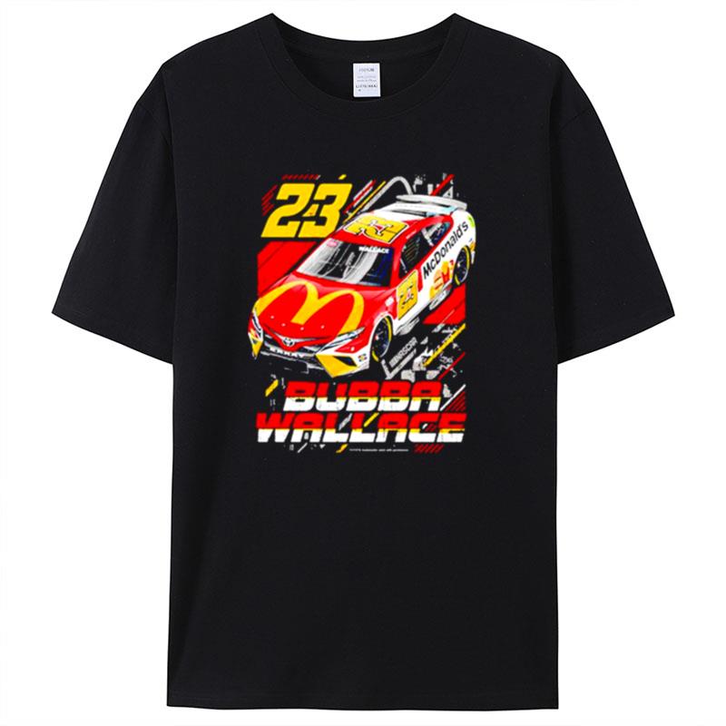 Bubba Wallace 23Xi Mcdonald's Car Shirts For Women Men