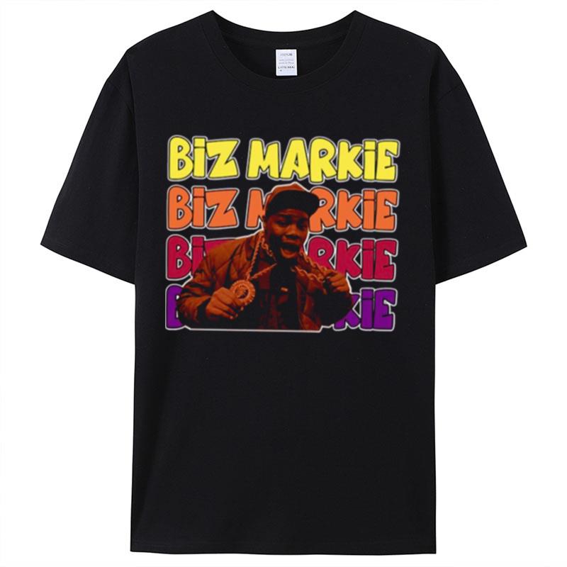 Colorful Text Design Biz Markie Shirts For Women Men