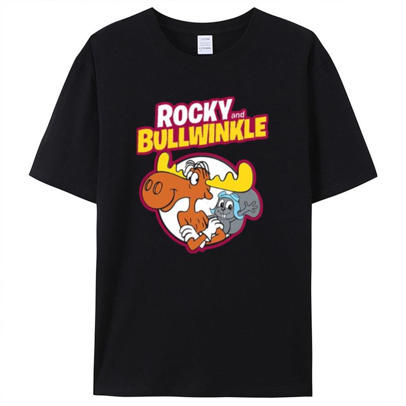 Cute Love Rocky And Bullwinkle Shirts For Women Men