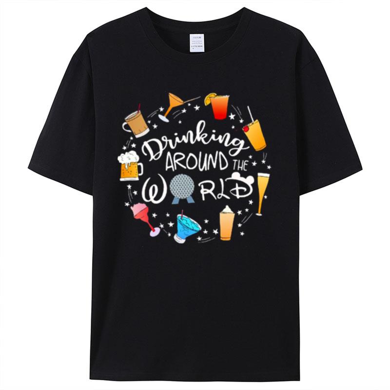 Drinking Around The World Disney Trip Snacks Shirts For Women Men
