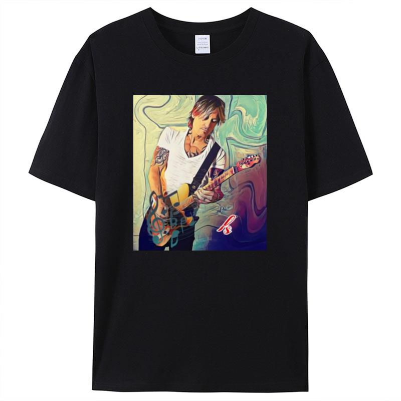 Fanart Playing Guitar Keith Urban Shirts For Women Men
