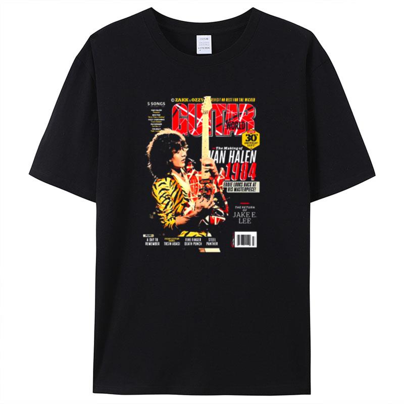 Guitar Van World Eddie Van Halen Magazine Shirts For Women Men