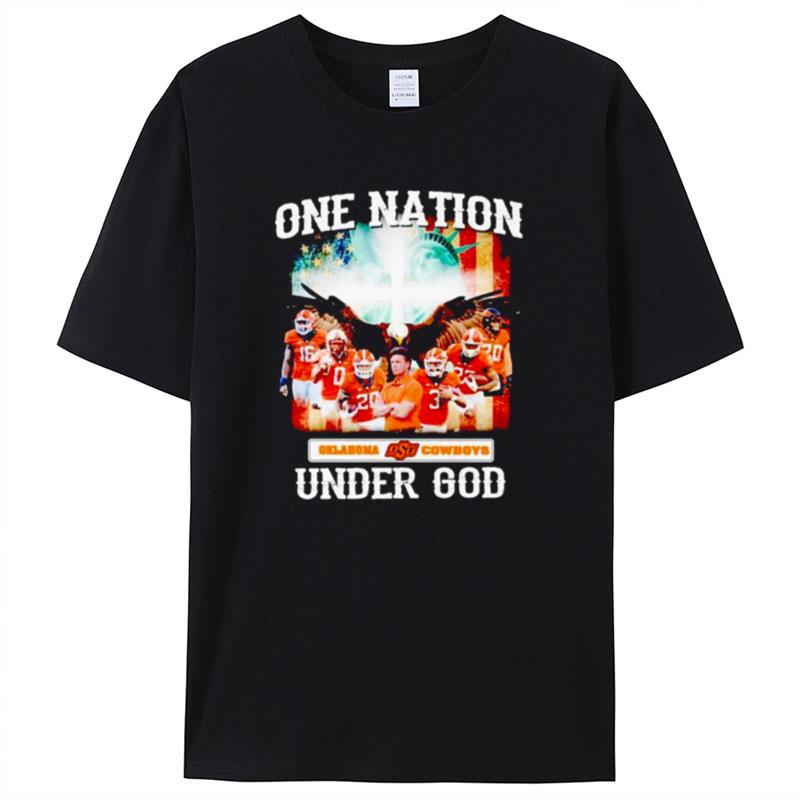 Oklahoma Cowboys One Nation Under God Shirts For Women Men