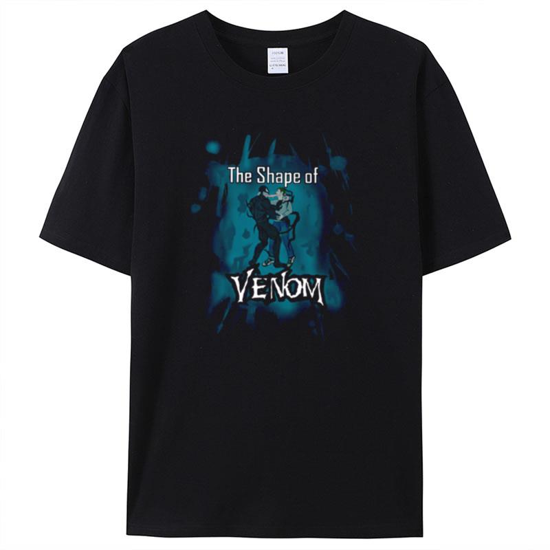 Parody The Shape Of Water The Shape Of Venom Aqua Blue Shirts For Women Men