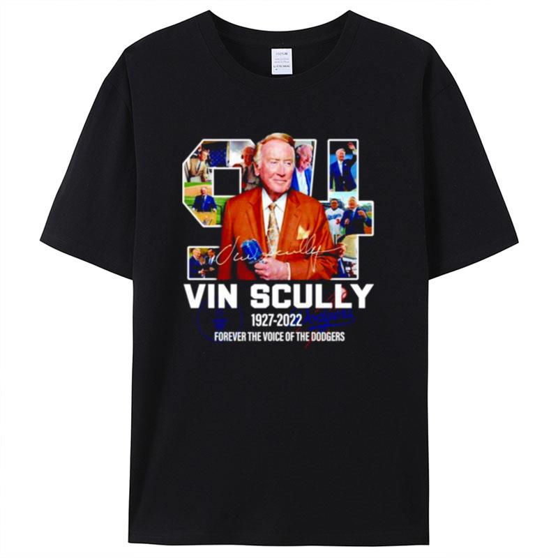 Rip Vin Scully Forever The Voice Of The Dodgers Shirts For Women Men