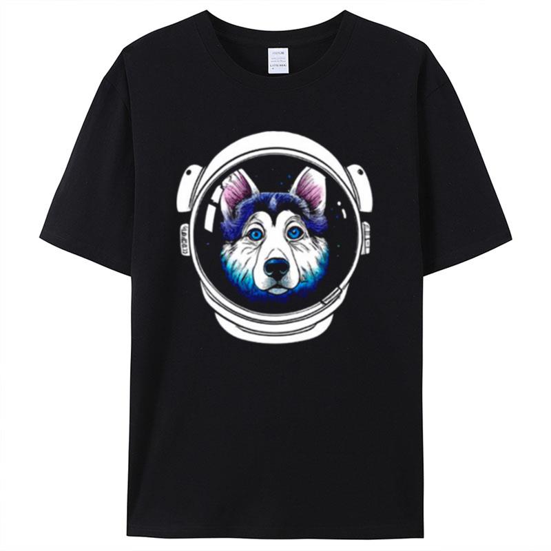 Rover The Astrodog Husky Dog Shirts For Women Men