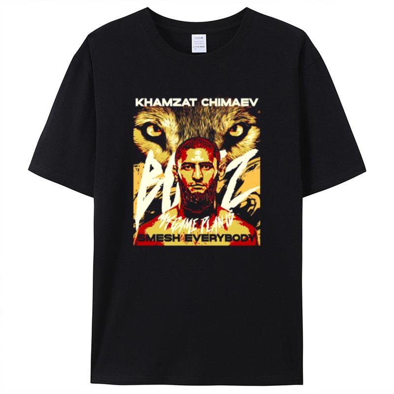 Smesh Everybody Gifts For Mma Fans Khamzat Chimaev Shirts For Women Men