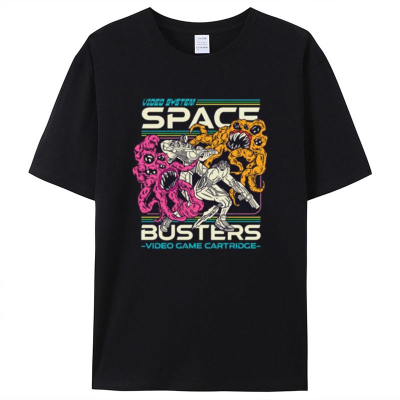 Space Hunters Vs Aliens Video Game Tribute Active Shirts For Women Men