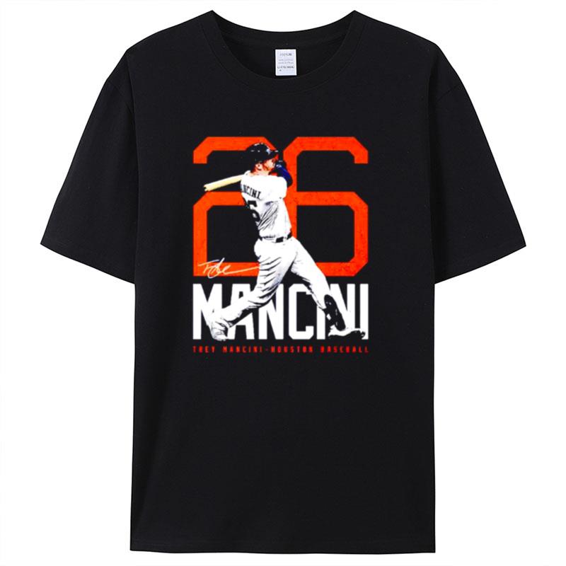 Trey Mancini Houston Astros Bold Number Signature Shirts For Women Men