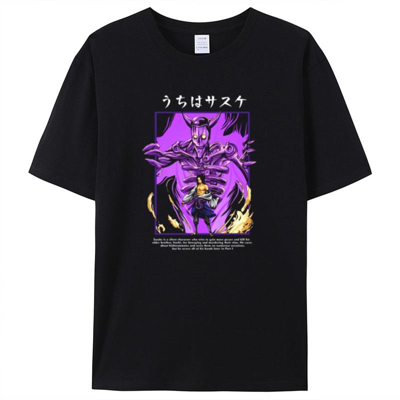 Uchiha Sasuke Fire Susanoo Naruto Shippuden Shirts For Women Men