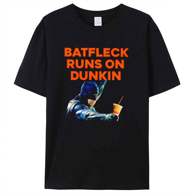 Batfleck Runs On Dunkin Batman Shirts For Women Men