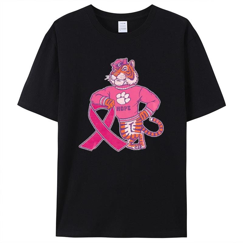 Clemson Tigers Hope Breast Cancer Shirts For Women Men