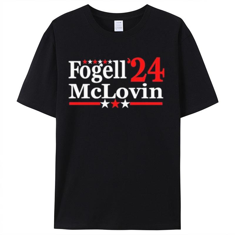 Fogell Mclovin 2024 Election Parody Movie Shirts For Women Men