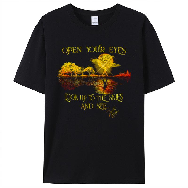 Freddie Mercury Open Your Eyes Look Up To The Skies And See Shirts For Women Men