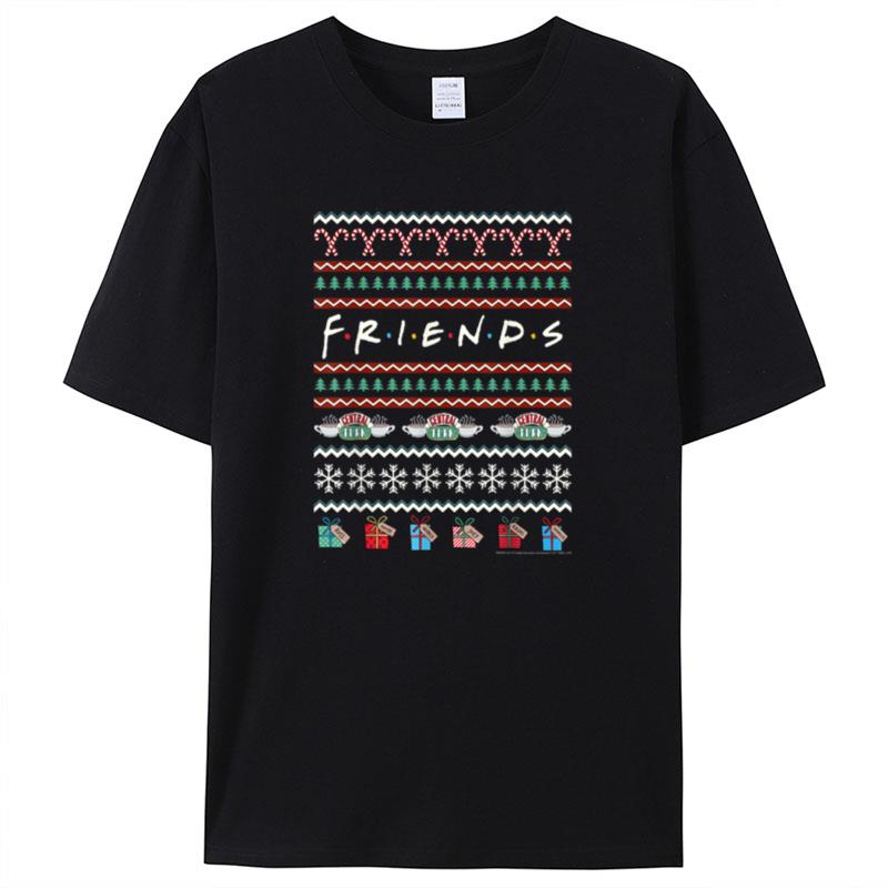 Friends Christmas Logo Ugly Sweater Style Shirts For Women Men