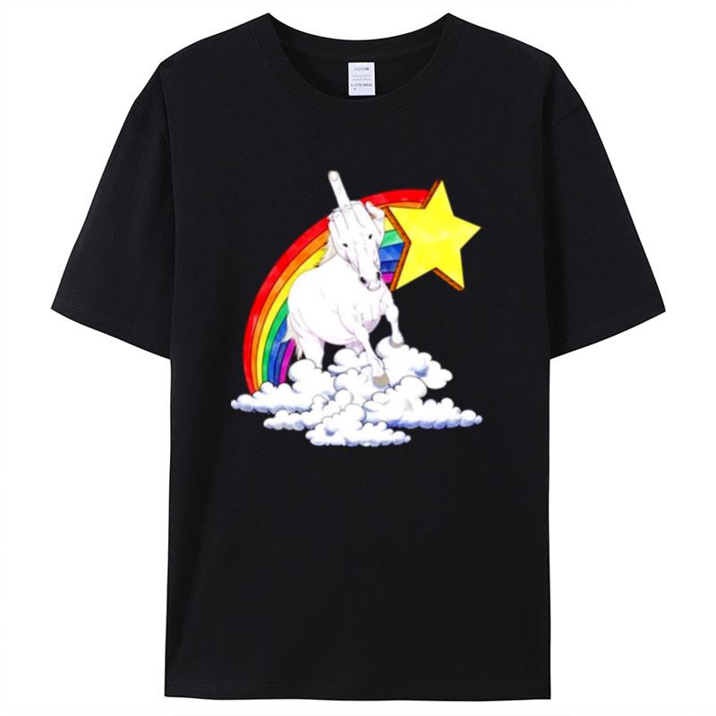 Fuck Unicorn Rainbow Shirts For Women Men