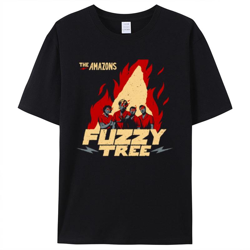 Fuzzy Tree The Amazons Band Retro Shirts For Women Men