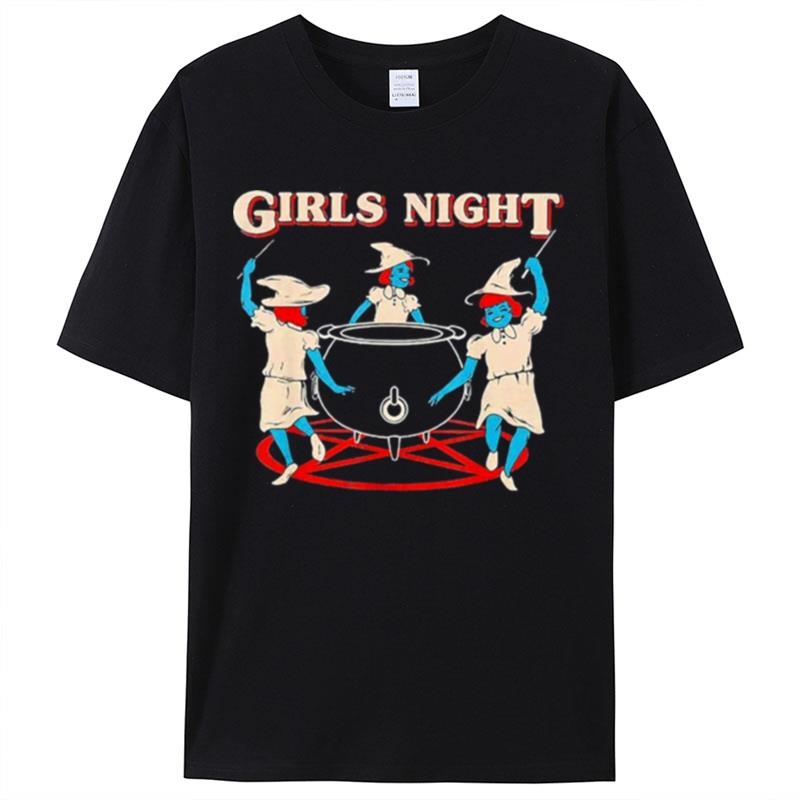 Girls Night Witches Shirts For Women Men