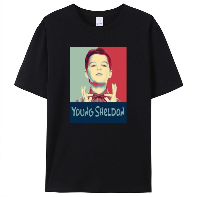 Graphic Portrait Young Sheldon Movie Shirts For Women Men