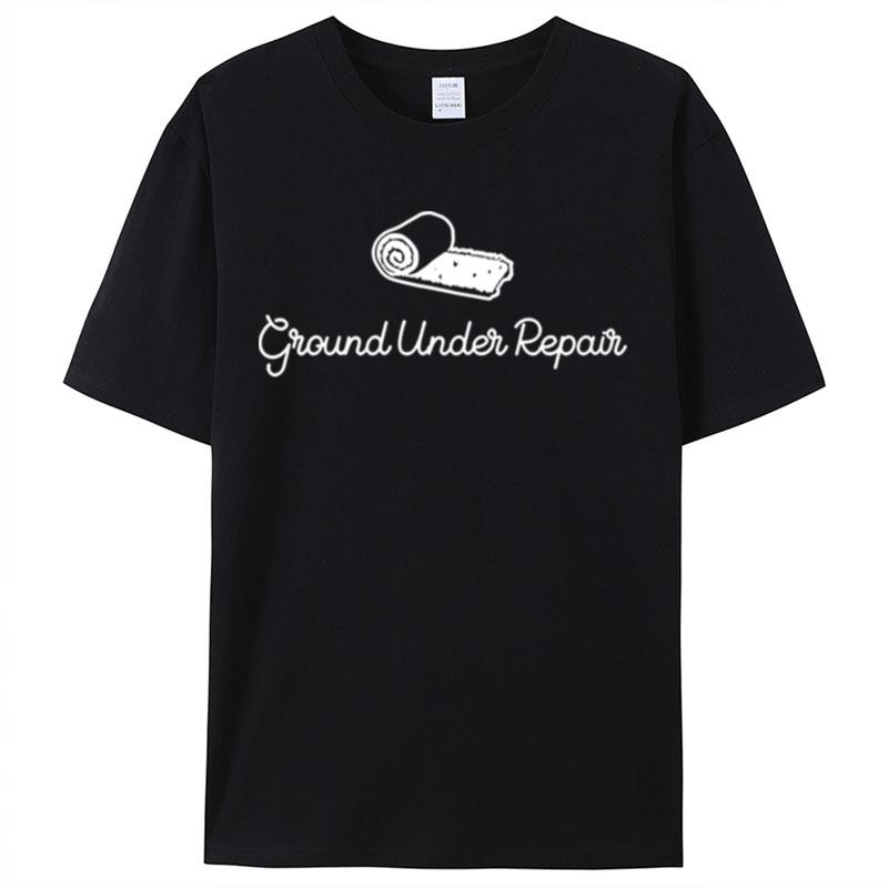 Ground Under Repair Logo Script Shirts For Women Men