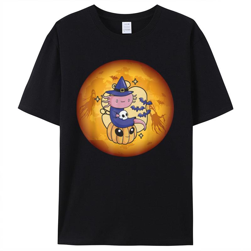 Halloween Axolotl Shirts For Women Men