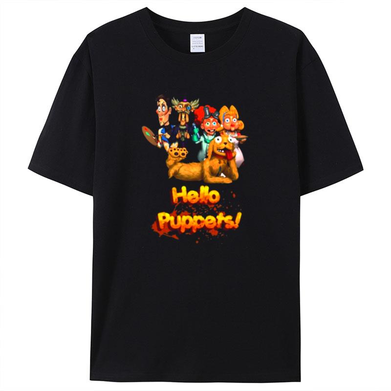 Hello Puppets Funny Animated Shirts For Women Men