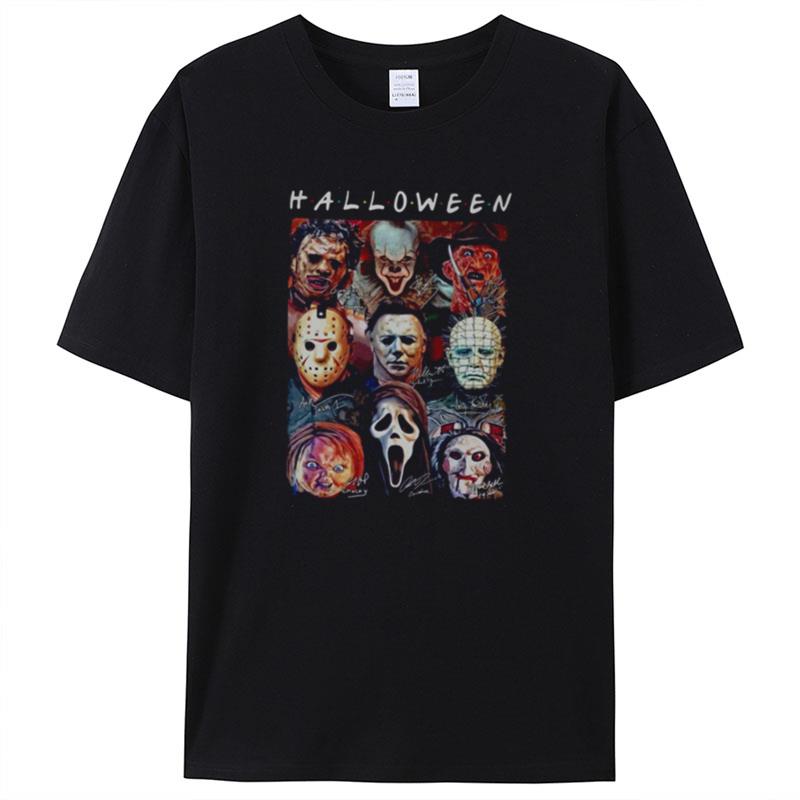 Horror Movie Character Friends Tv Show Halloween Shirts For Women Men