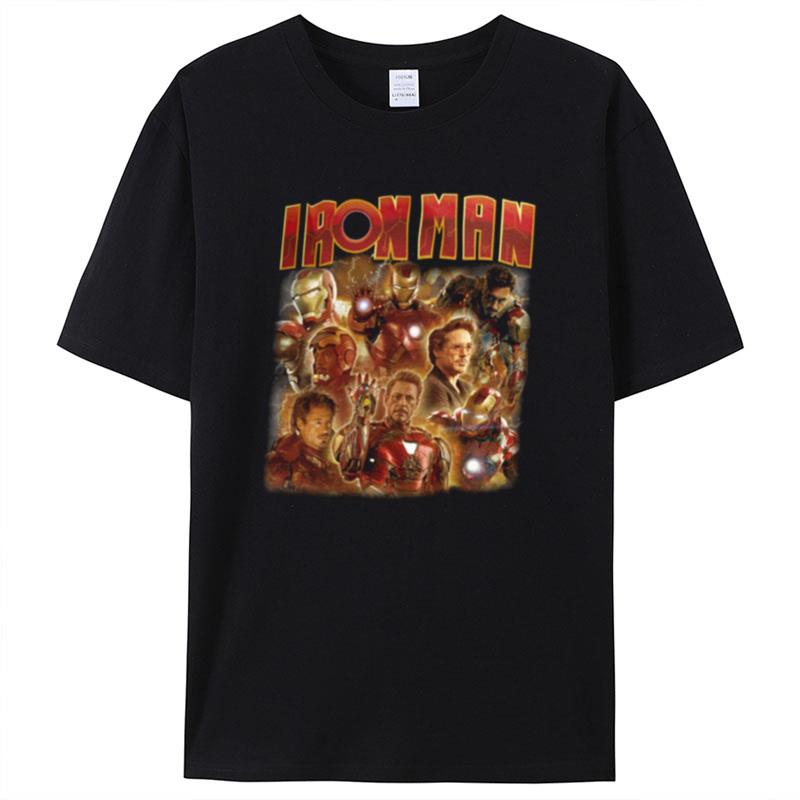 Iron Man Marvel Superhero Graphic Shirts For Women Men