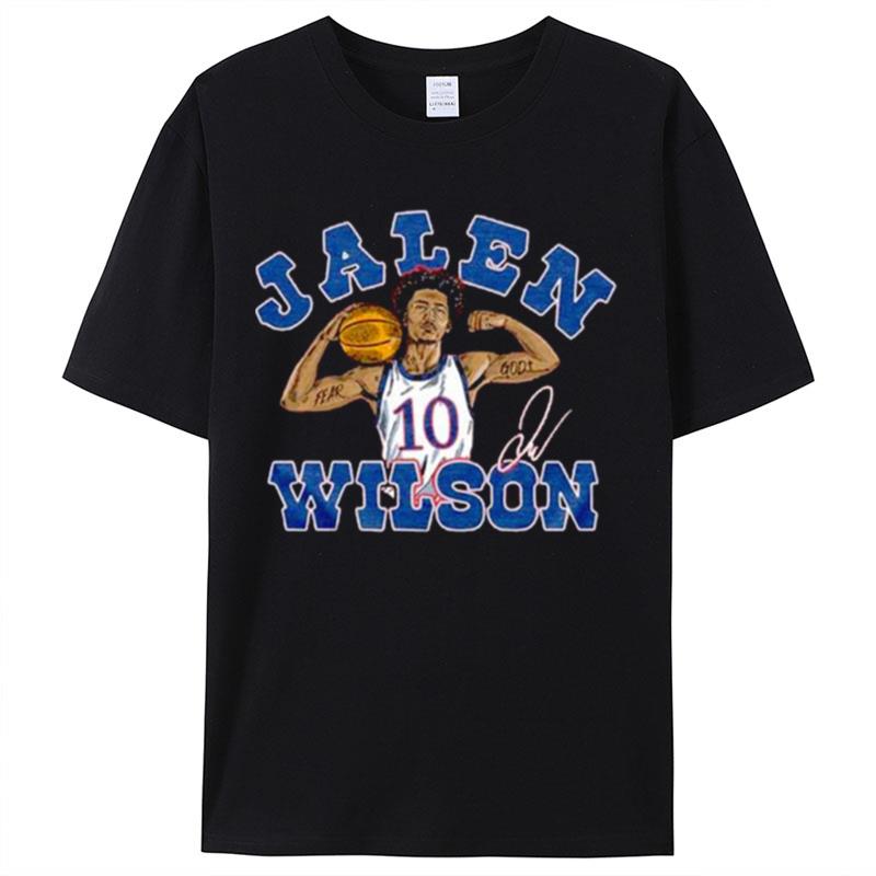Kansas Jayhawks Jalen Wilson Signature Shirts For Women Men