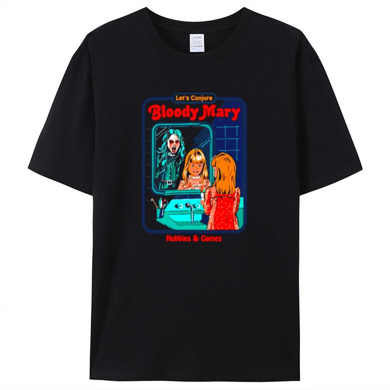 Let's Conjure Bloody Mary Vintage Art Halloween Kid Shirts For Women Men