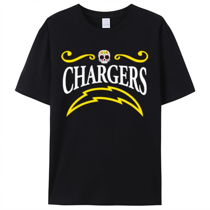 Los Chargers Skull Shirts For Women Men