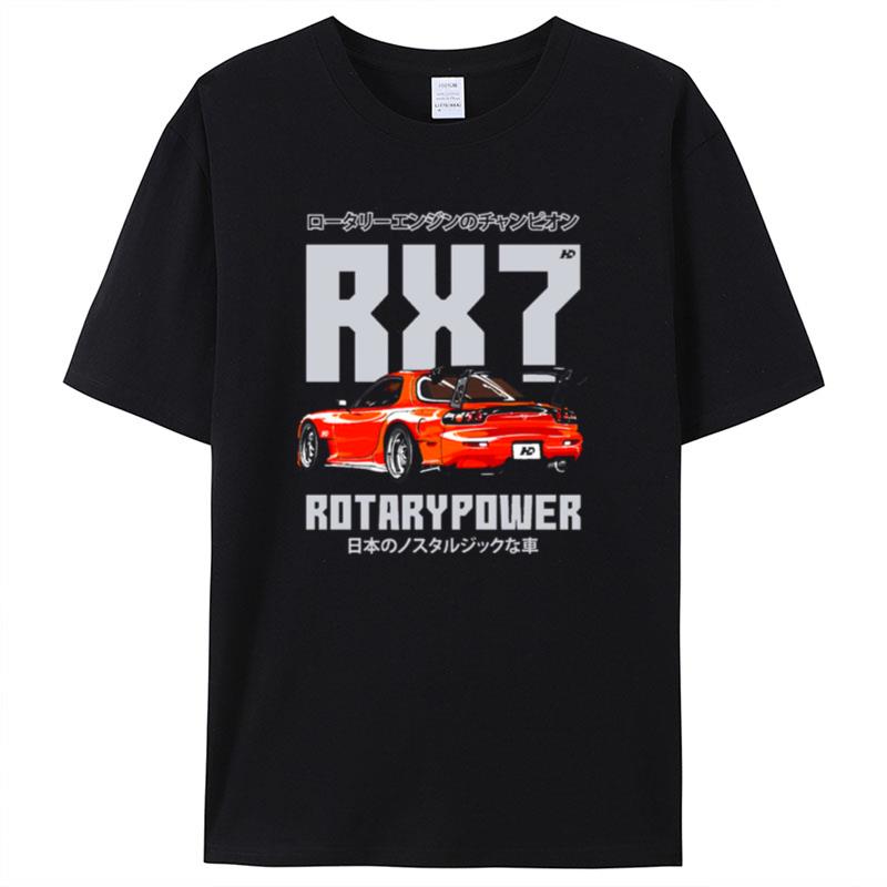 Mazda Rx7 Japanese Style Rotary Power Shirts For Women Men