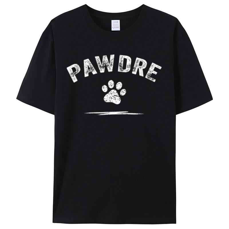 Mens Pawdre Cat Or Dog Dad Fathers Day Shirts For Women Men