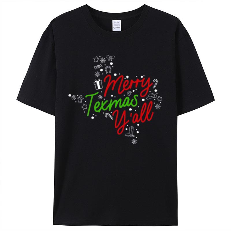 Merry Texmas Y'All Shirts For Women Men