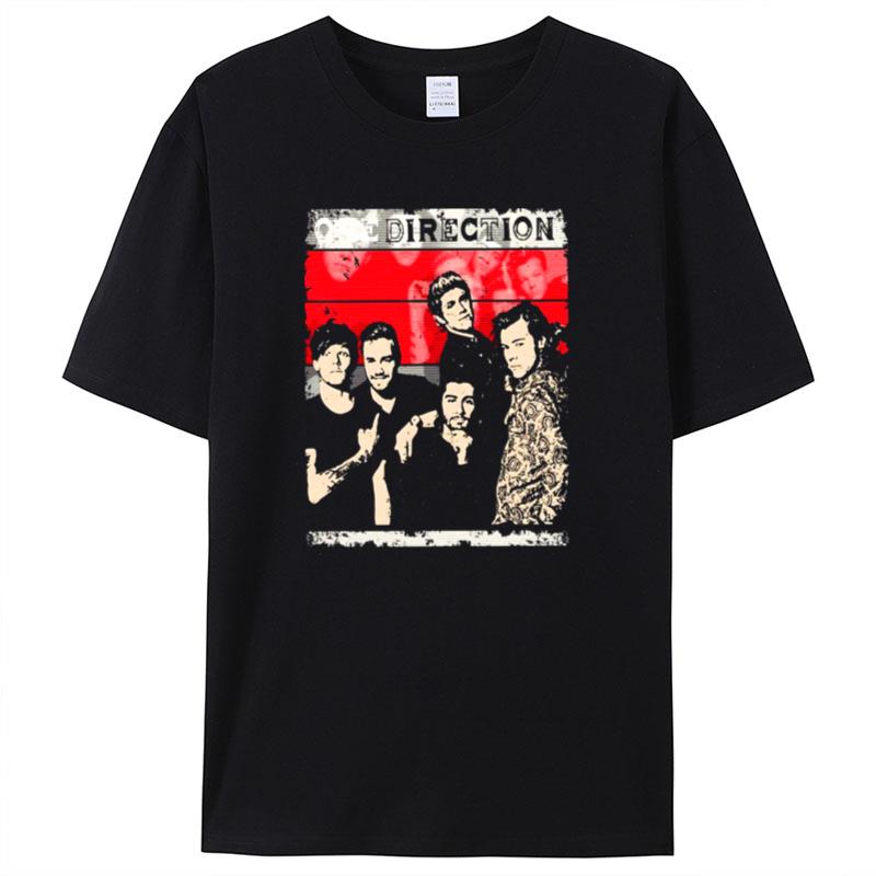 One Direction Pop Rock Band Vintage Shirts For Women Men