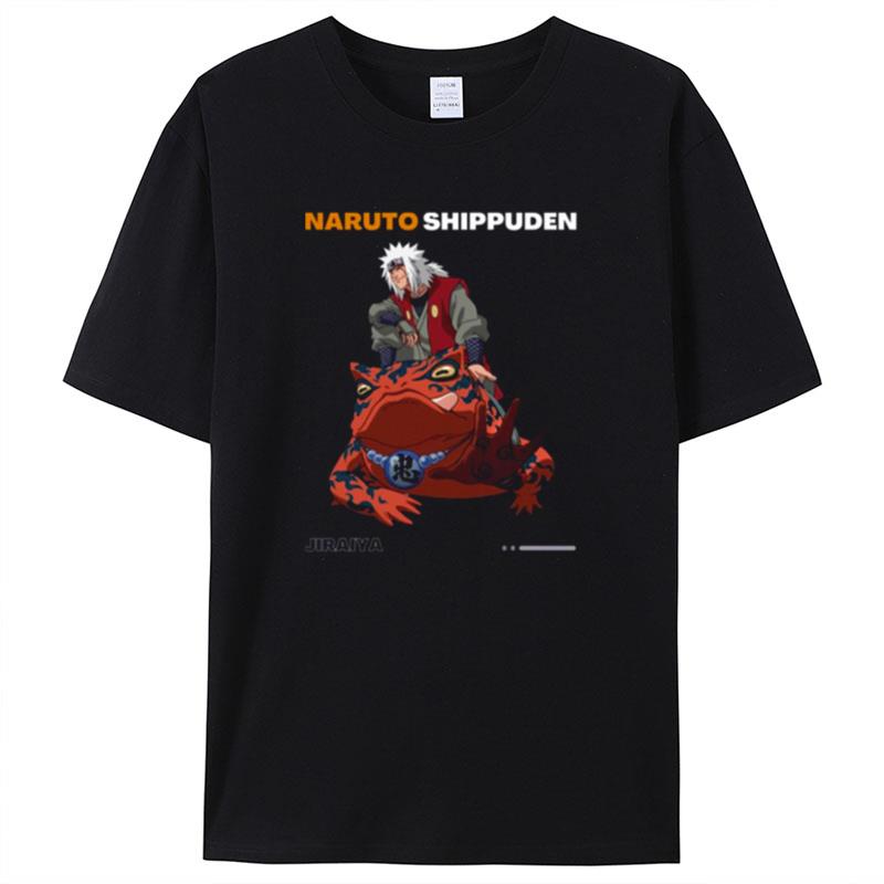 Riding A Frog Naruto Shippuden Jiraiya Shirts For Women Men