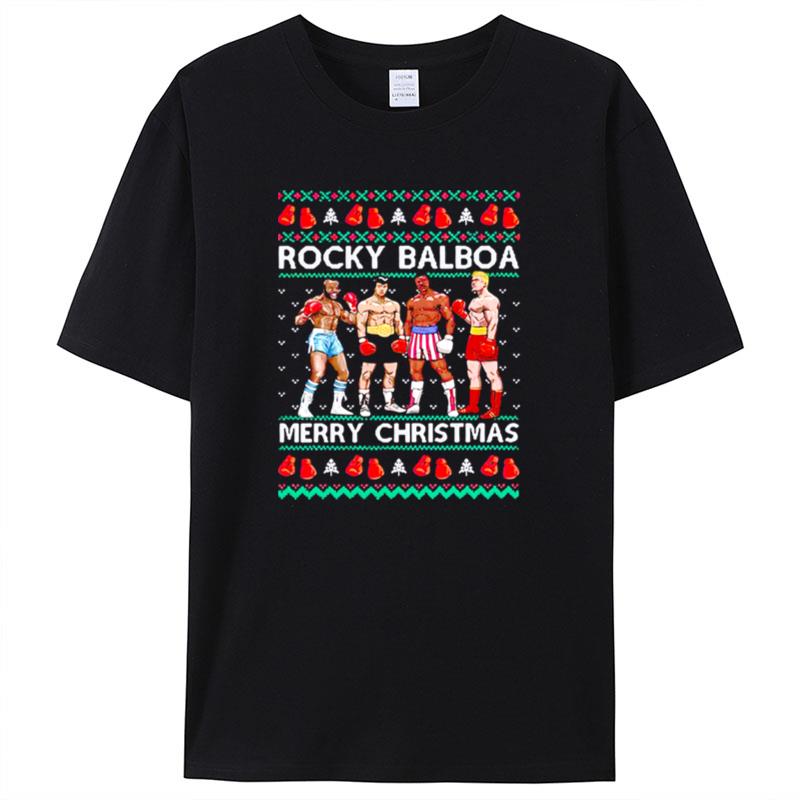 Rocky Balboa Merry Christmas Ugly Merry Christmas Shirts For Women Men