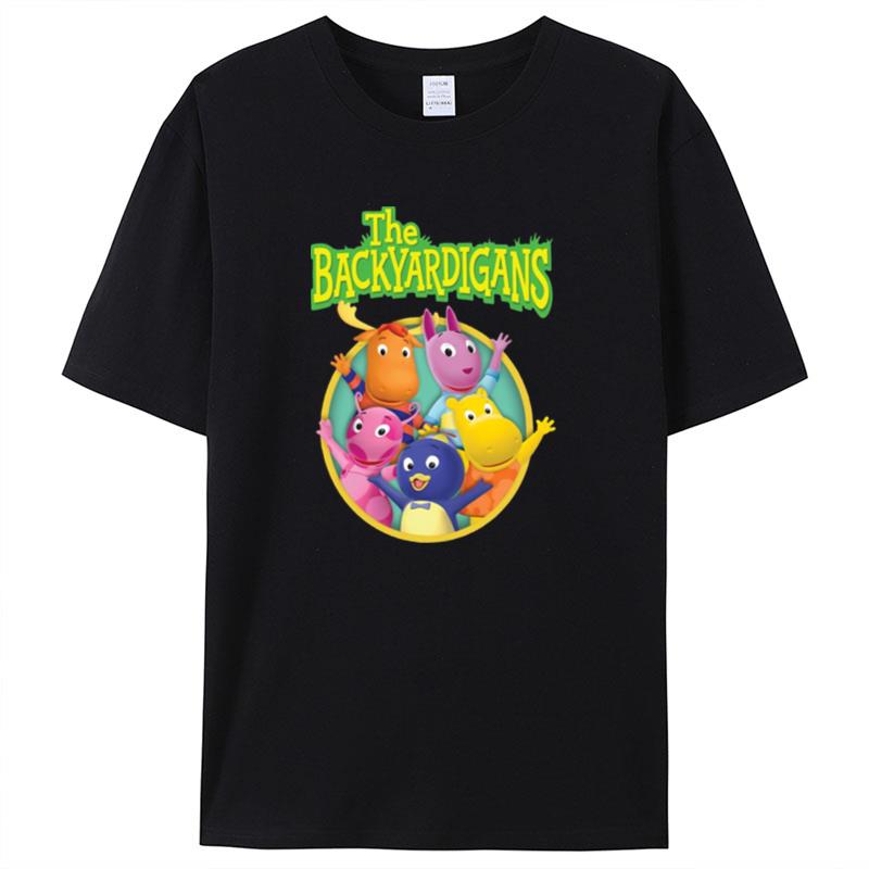 Round Design The Backyardigans Cartoon Shirts For Women Men