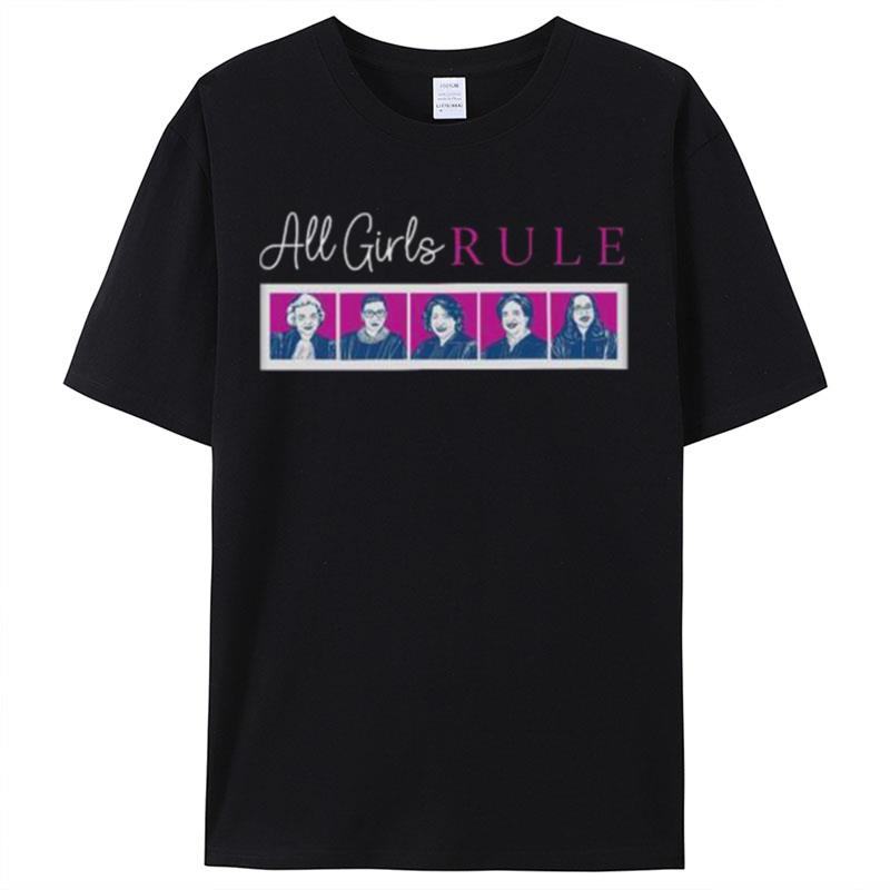 Ruth Bader Ginsburg All Girls Rule Shirts For Women Men