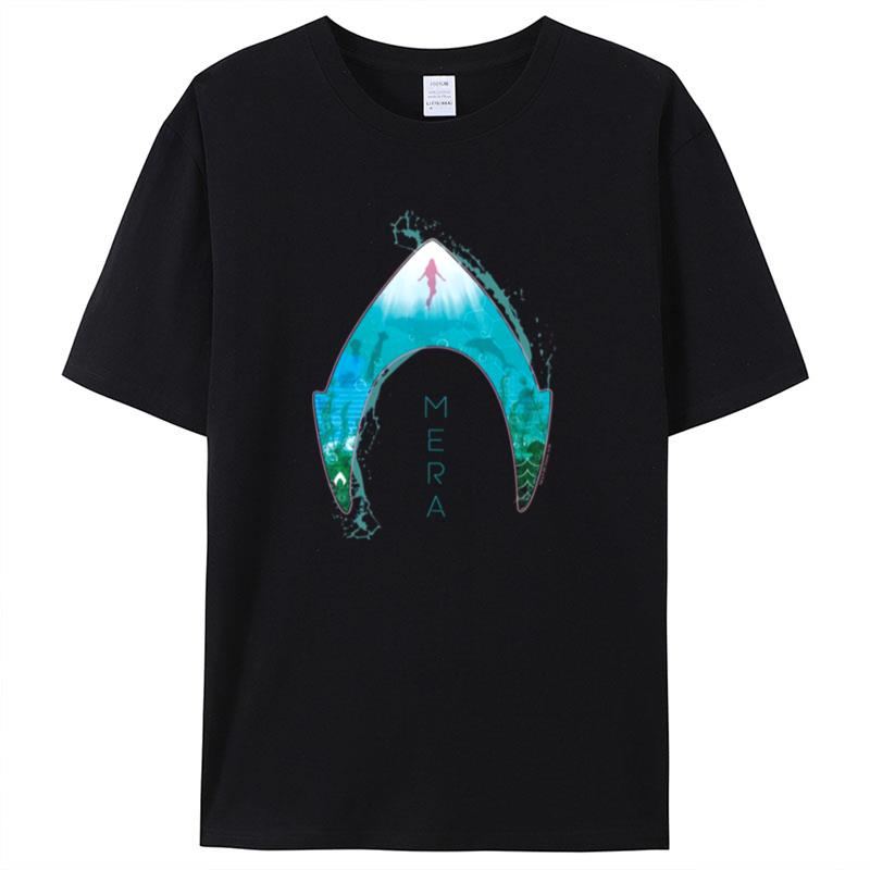 See Through Mera Symbol Ocean Graphic Aquaman Shirts For Women Men