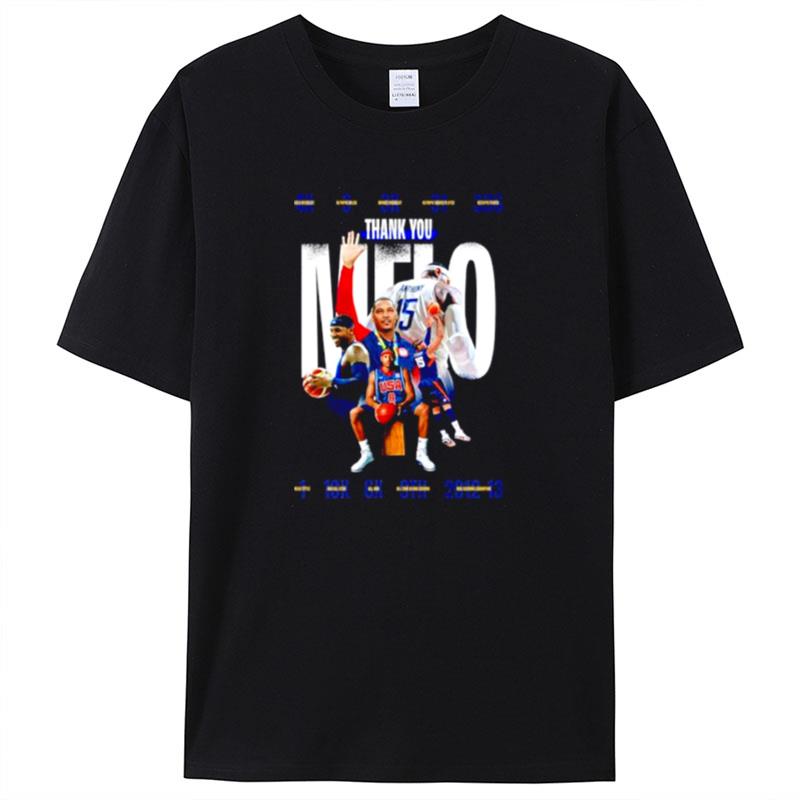 Thank You Melo Anthony Shirts For Women Men