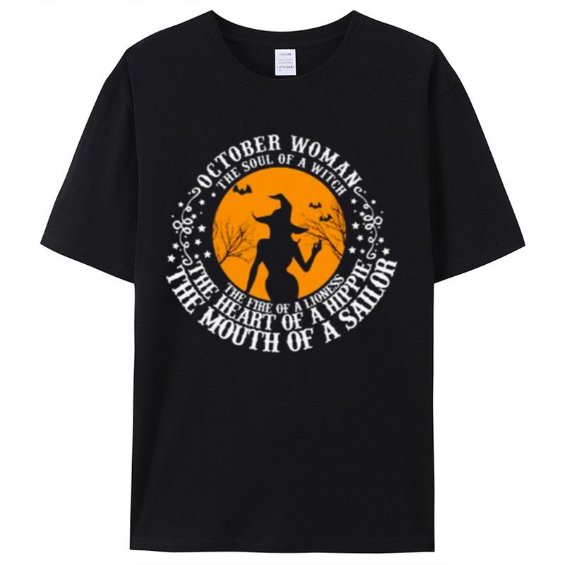 The Soul Of A Witch Halloween Shirts For Women Men