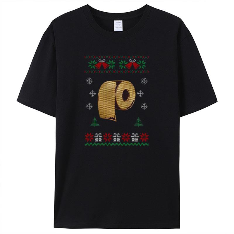 Ugly Toilets Paper Christmas Shirts For Women Men