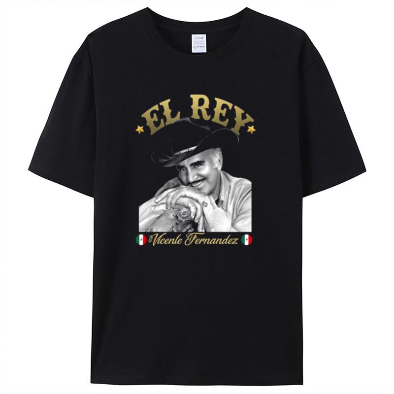 Vicente Fernandez Tequila Ranchera Mariachi Mexico El Rey Shirts For Women Men