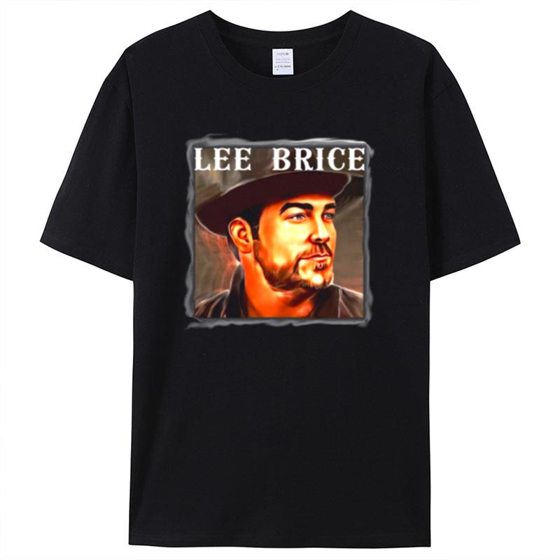 Vintage Portrait Of Lee Brice Shirts For Women Men