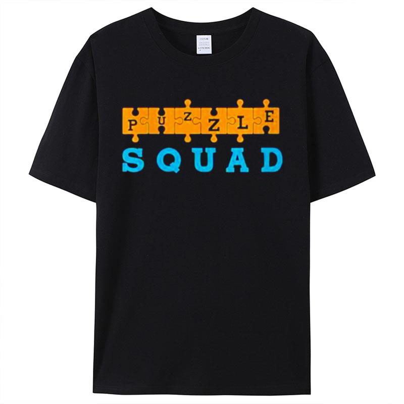 Wo Puzzle Squad Jigsaw Hobby Puzzler Shirts For Women Men