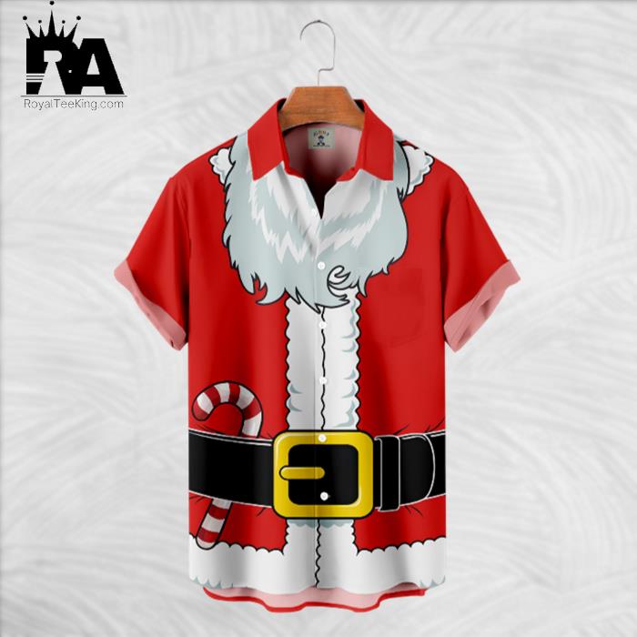Christmas Fun Santa Claus Clothes Hawaiian Shirt