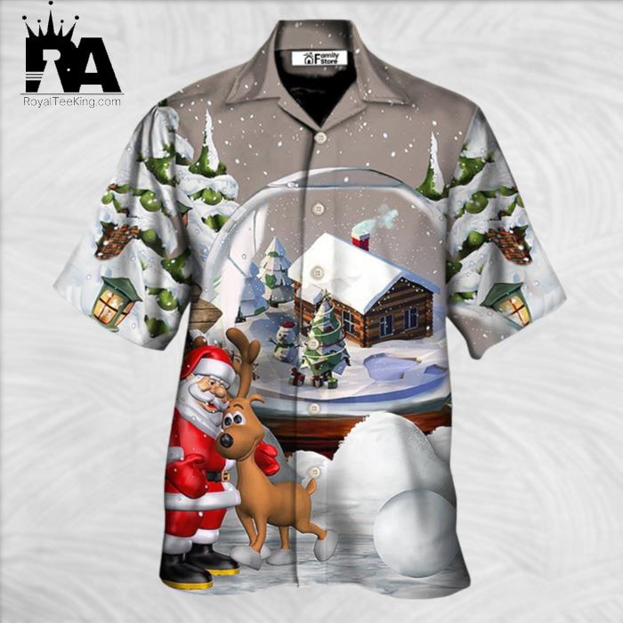 Christmas Santa Giving Christmas For Everyone Hawaiian Shirt