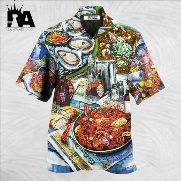 Food Sea Food And Drink Art Style Hawaiian Shirt