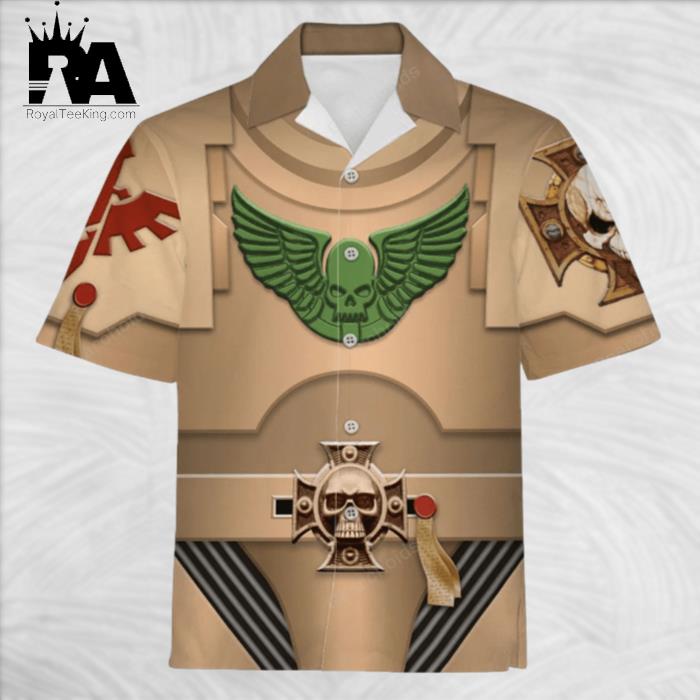Indomitus Pattern Terminator Armor Dark Angels Hawaiian Shirt